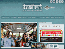 Tablet Screenshot of abqtrolley.com